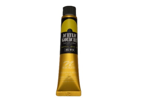 アクリックガッシュ20ML　AG019　レモンイエロー