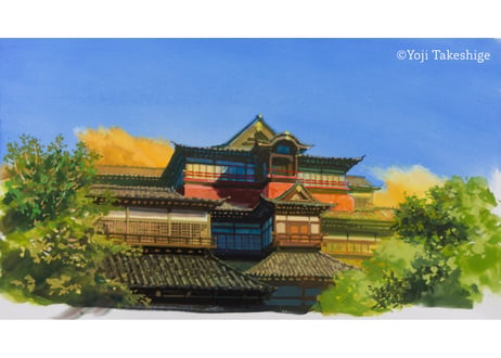 「夕陽に染まる日本家屋　完全版」　美術監督 武重洋二によるアニメーション背景画の描き方5【MP4】  ダウンロードガイド