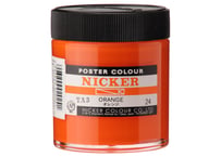 ポスターカラー130ml　#024　オレンジ　ORANGE