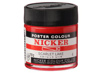 ポスターカラー40ml　＃004　スカーレットレーキ　SCARLET LAKE