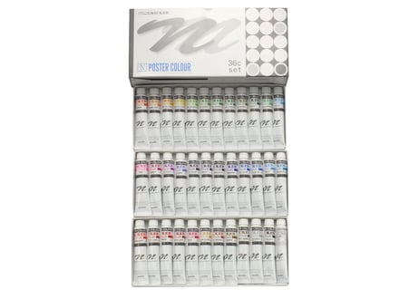 ポスターカラー20ML　36色セット  / POSTER COLOUR 20ML 36-Color Set