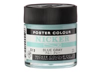ポスターカラー40ml　＃023　ブルーグレー　BLUE GRAY