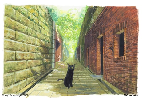 武重洋二美術監督作品　Joy of Painting season２ ポストカードセット　Yoji Takeshige Artwork Postcard Set of 5  S2