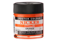 ポスターカラー40ml　#024　オレンジ　ORANGE