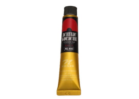 アクリックガッシュ20ML　AG033　チャイニーズレッド