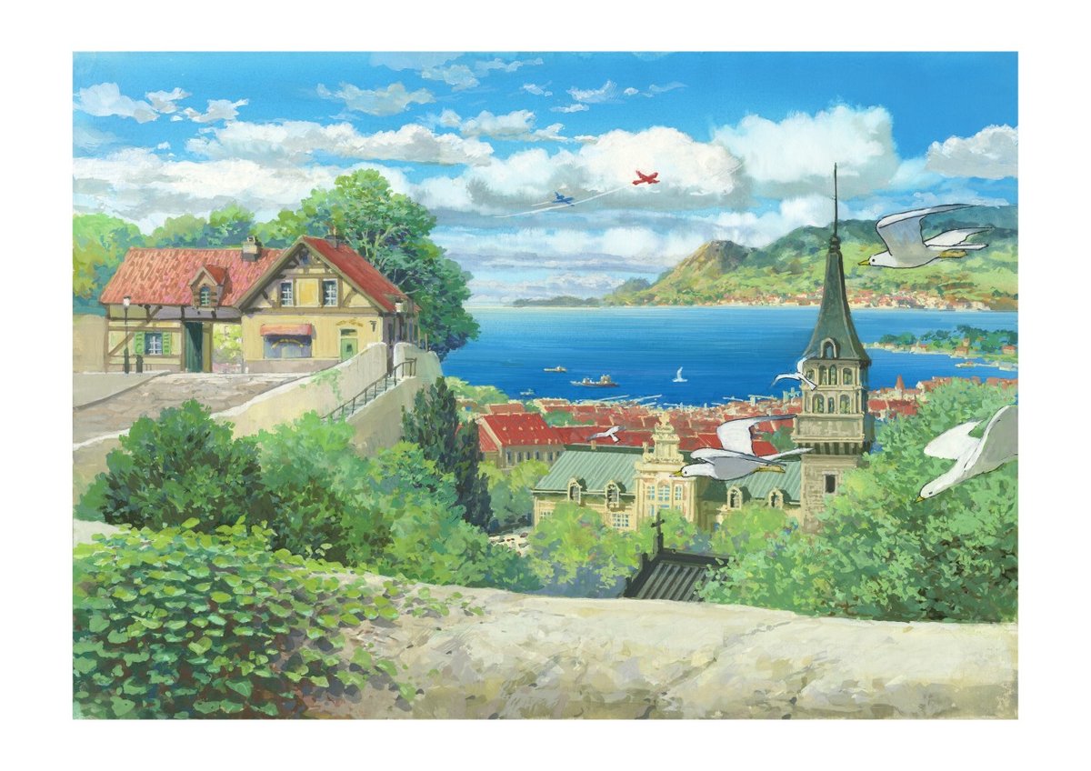 伊東熙寿作　油彩画 リヨン駅の朝　F6　　A-11 fit=scale-down,w=1200