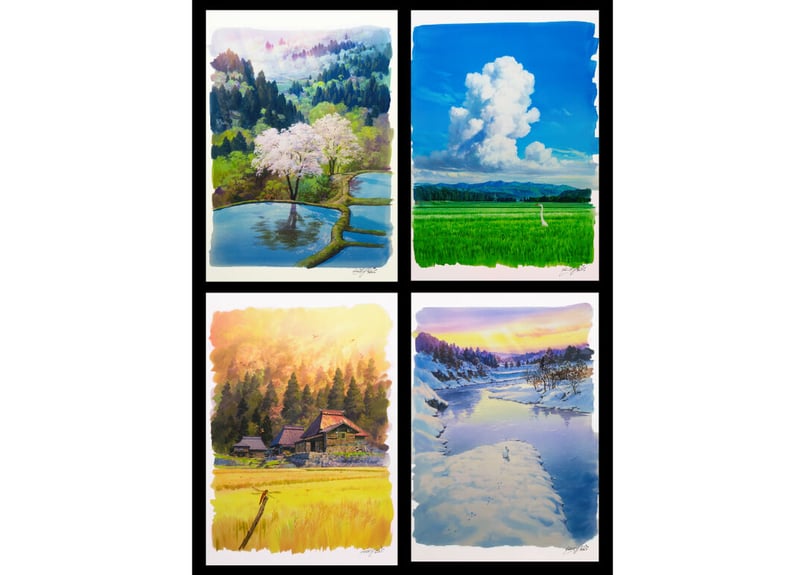 絵画　複製　ジクレー印刷 絵画 複製 ジクレー印刷 美斗能麻具波比】まぐ愛MAGUAI ∞魂