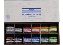 ポスターカラー40ML　12色セット / POSTER COLOUR 40ML 12-Color Set