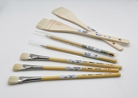 アニメ背景筆初級セット7本組　Anime Background Brush Beginner Set (7-Piece Set)
