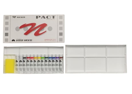 アクリックガッシュ11ml 12色13本セット〈AGF13〉