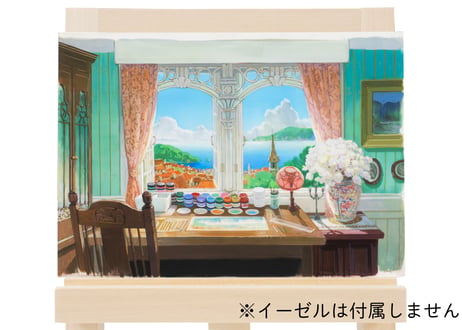 『陽だまりの仕事机』武重洋二　ポスターカラー／複製画A5 フレームレス