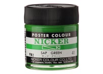 ポスターカラー40ml　＃040　サップグリーン　SAP GREEN