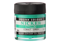ポスターカラー40ml　＃038　コバルトグリーン　COBALT GREEN