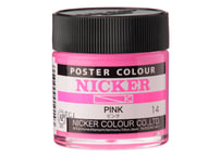 ポスターカラー40ml　＃014　ピンク　PINK