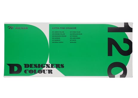デザイナースカラー20ML　12色セット（カラーチャート付き）　Designer's Color 20ML 12-Color Set (with Color Chart)