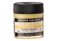 ポスターカラー40ml　＃029　ネープルスイエロー　 NAPLES YELLOW