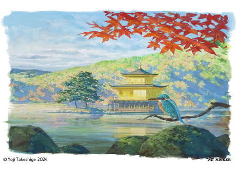 武重洋二美術監督作品　Joy of Painting season２ ポストカードセット　Yoji Takeshige Artwork Postcard Set of 5  S2