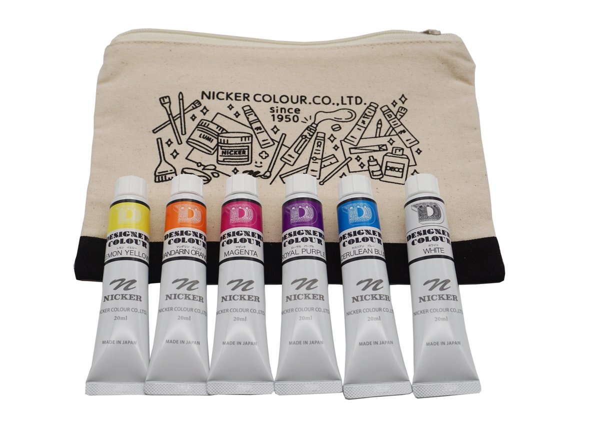 デザイナースカラー20ML ことはじめ6色セット | NICKER ONLINE SHOP