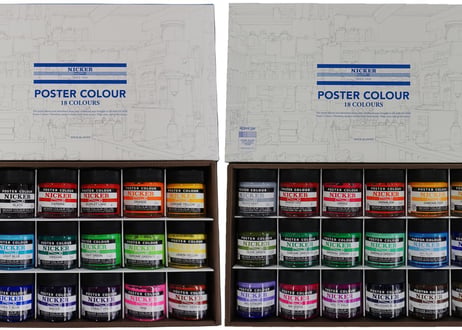 ポスターカラー40ML　36色セット  / POSTER COLOUR 40ML 36-Color Set