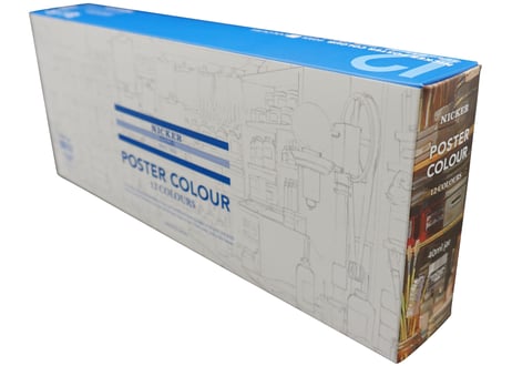 ポスターカラー40ML　12色セット / POSTER COLOUR 40ML 12-Color Set