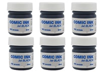 コミックインク　ジェットブラック30ML６本組