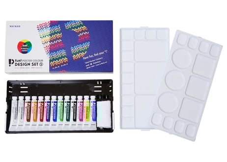 ブルマァク　ポスターカラー　セット売り ニッカーポスターカラー 40ml PC中瓶36色セット PC40ML36N