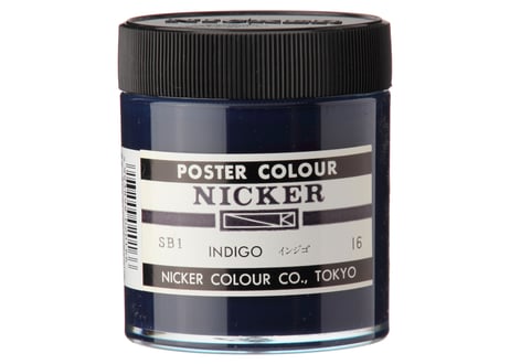 ポスターカラー130ml　＃016　インジゴ　INDIGO