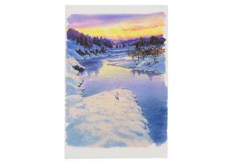 渡邊洋一美術監督作品　日本の四季　ポストカード４枚セット　Yoichi Watanabe Works: “The Four Seasons of Japan” Set of 4 Postcards