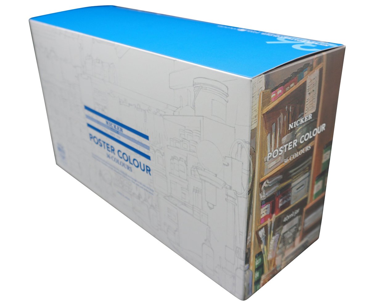 ポスターカラー40ML 36色セット / POSTER COLOUR 40ML 36-Col