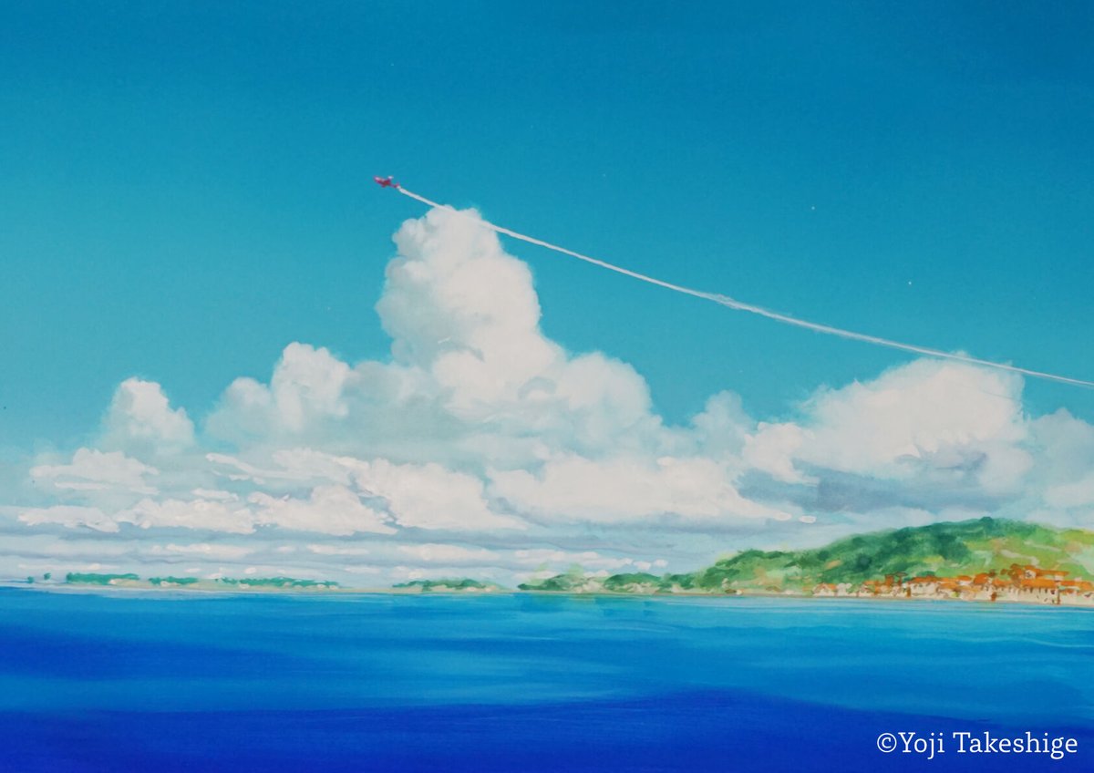 アドリア海と空 完全版」 美術監督 武重洋二によるアニメーション背景