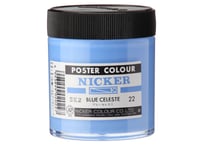 ポスターカラー130ml　＃022　ブルーセレスト　BLUE CELESTE