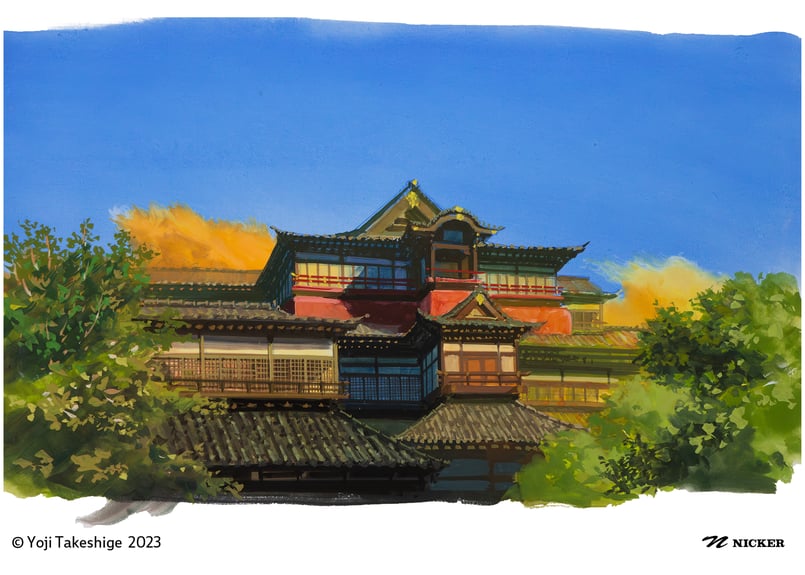 武重洋二美術監督作品 Joy of Painting season1 ポストカードセット |