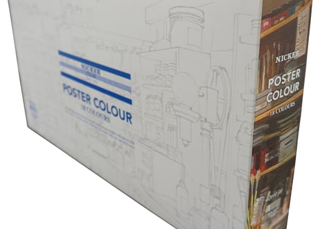 ポスターカラー40ML　18色セット / POSTER COLOUR 40ML 18-Color Set