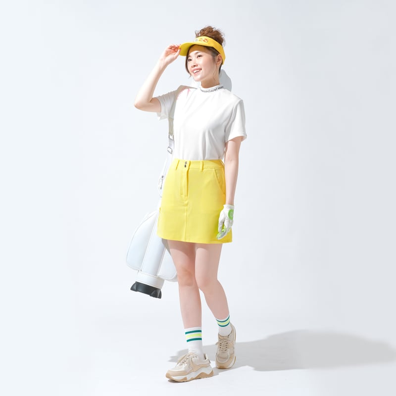 イエロー インナーペチパン付きスカート | mamecocloset