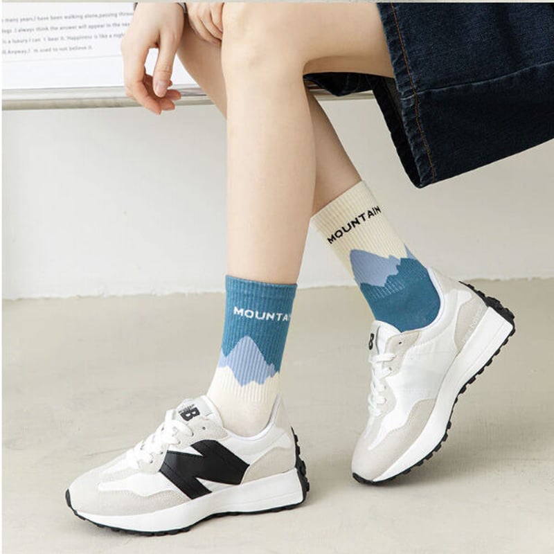 ブルーマウンテン ショートソックス | mamecocloset