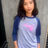 Angel Heart Baseball Tee Pink Sparkle / Vanna Youngstein