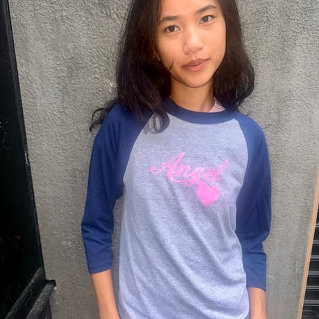 Angel Heart Baseball Tee Pink Sparkle / Vanna Youngstein