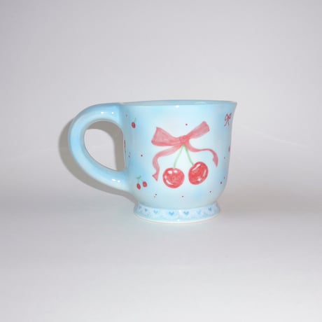 Ribbon Cherry Mug / Yes!ceramic