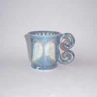 Love Handle Blue Wing Mug / Yes!ceramic