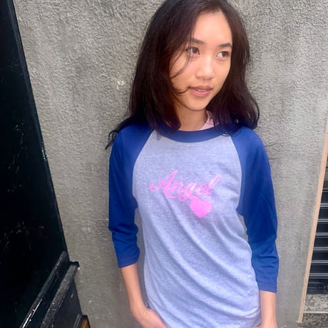 Angel Heart Baseball Tee Pink Sparkle / Vanna Youngstein
