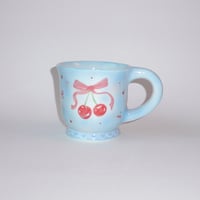 Ribbon Cherry Mug / Yes!ceramic
