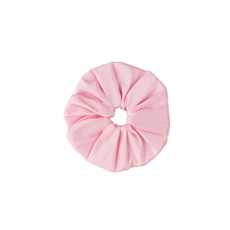 Dupion Frill Scrunchie Candy Pink / hai