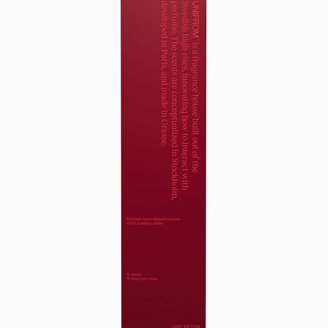 Love Edition - Incense / UNIFROM