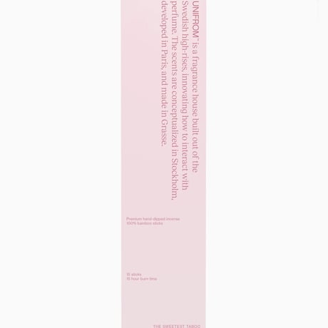 The Sweetest Taboo - Incense / UNIFROM