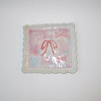 Square Ribbon Tray / Yes!ceramic