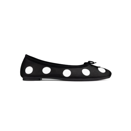 Harmony Ballerinas Black White Polka / hai x Requins