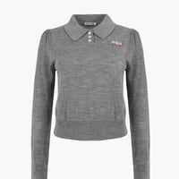 Akira Sweater Heather Grey / Sandy Liang