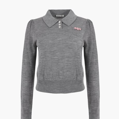 Akira Sweater Heather Grey / Sandy Liang