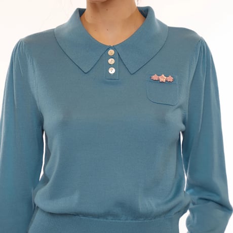 Akira Sweater Blue / Sandy Liang