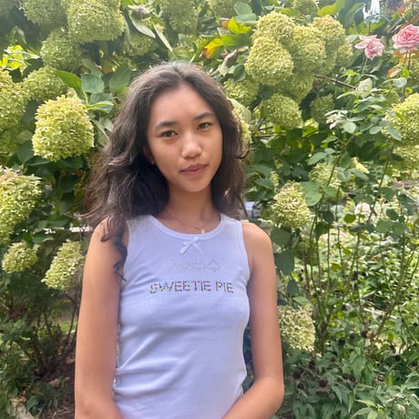 Sweetie Pie White Tank Top / Vanna Youngstein